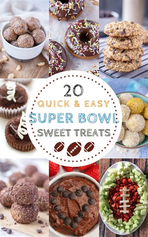 20 Healthy Super Bowl Desserts | For THE BEST watching party ever!