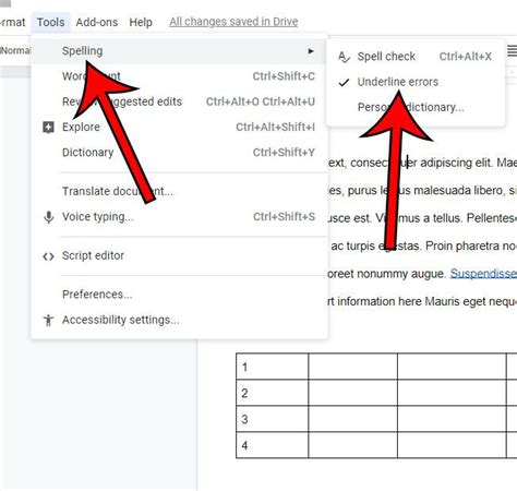 How to Stop Underlining Spelling Mistakes in Google Docs - Solve Your Tech