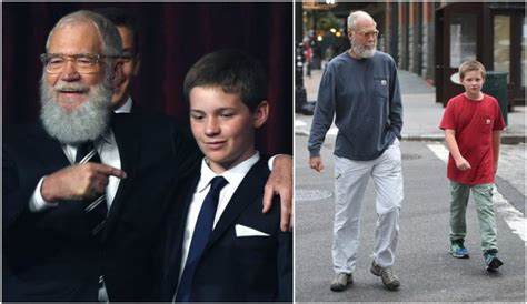 Multi-award winning TV host David Letterman's family