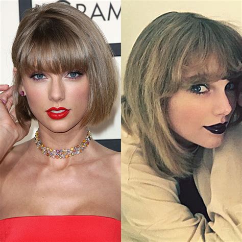 Taylor Swift’s Black Lipstick on Reputation — Trades In Red Lips ...