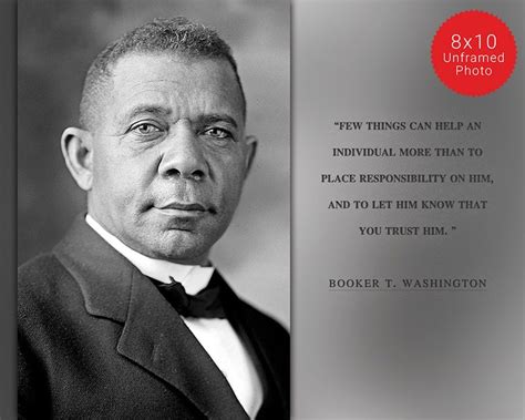 Booker T. Washington Photo Picture Poster or Framed Quote | Etsy