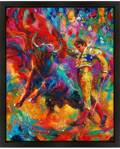 The Bullfighter (Original Painting) - Blend Cota Studios