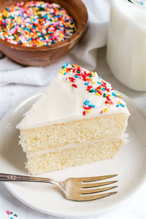 Vanilla Cake Recipe - Shugary Sweets