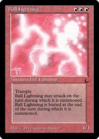 Ball Lightning - The Dark Singles - Magic The Gathering