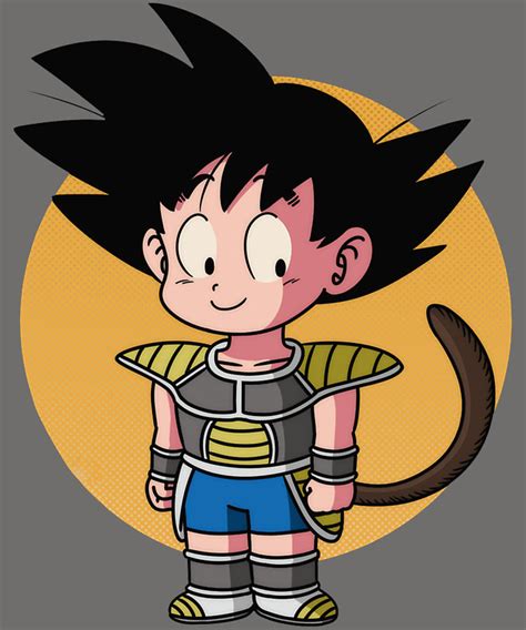 Cute Kid Goku Super Saiyan Smiling Digital Art by Phai Bui - Fine Art ...