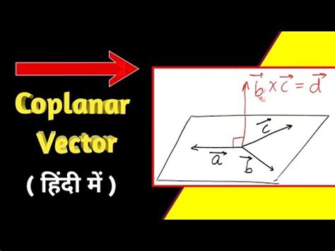 coplanar vectors, Show that three vectors are coplanar.(mathematical physics) - YouTube