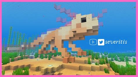 Axolotl underwater build Minecraft | Minecraft statues, Minecraft designs, Minecraft architecture