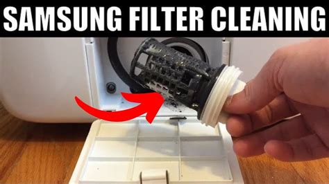 How to Clean Your Samsung Washing Machine Filter - YouTube