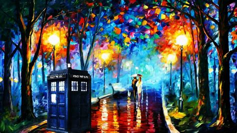 Tardis Starry Night 1920x1080