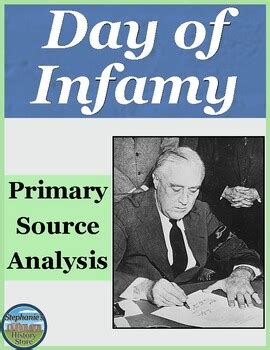 Day of Infamy Speech Analysis by Stephanie's History Store | TpT