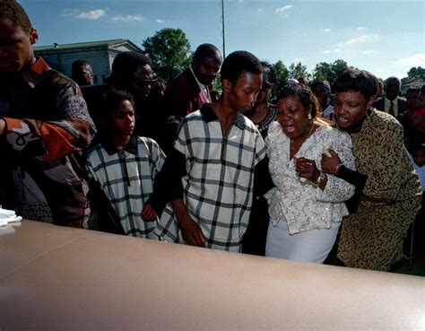 Funeral pics of 11 year old Robert "Yummy" Sandifer. He was jacking cars and doing robberies ...