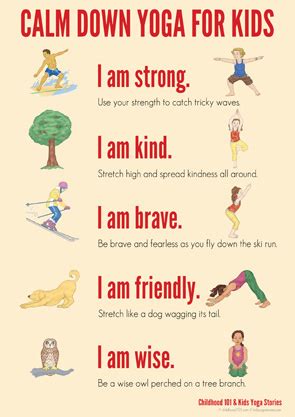 Yoga Poses For Kids Poster