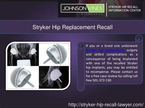 Stryker hip recall lawsuit information