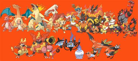 Pokemon: 3-Stage Evolution Families - Fire Types by quintonshark8713 on ...