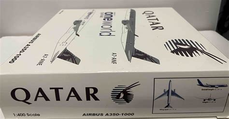 Qatar Airways Airbus 350-1000 A7-ANF With Stand (1:400 scale) - Last Piece