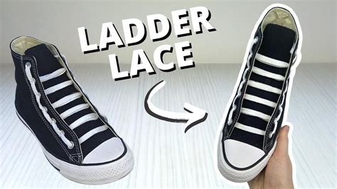 LADDER LACING SHOES TUTORIAL (EASY Way) - YouTube