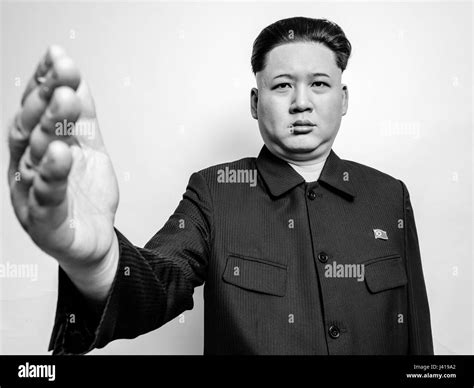 Supreme Leader of North Korea Kim Jong Un lookalike during his visit to ...