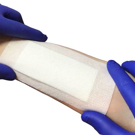 Adhesive Sterile Wound Dressings - Pack of 25 (80mmx150mm) | First Aid ...