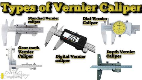 Vernier Caliper Types, Parts, And Working Principle | Engineering ...