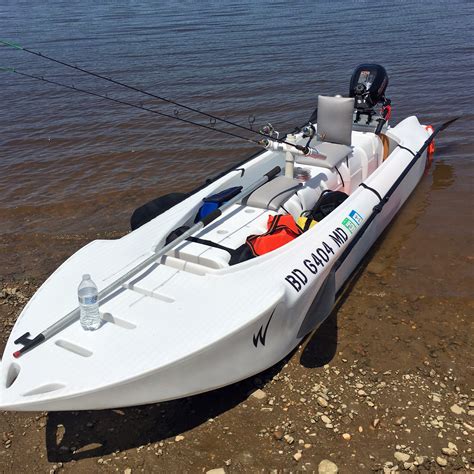 Kayak With Outboard Engine