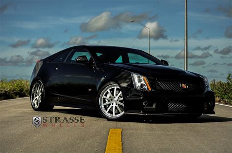 black, Cadillac, Cars, Coupe, Cts v, Strasse, Tuning, Wheels Wallpapers ...