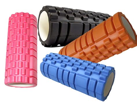 GRID FOAM EXERCISE ROLLER - PILATES YOGA SOFT TISSUE MASSAGE CORE BODY FITNESS | eBay