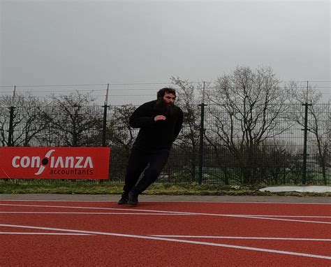 Training on the athletics track : r/pics