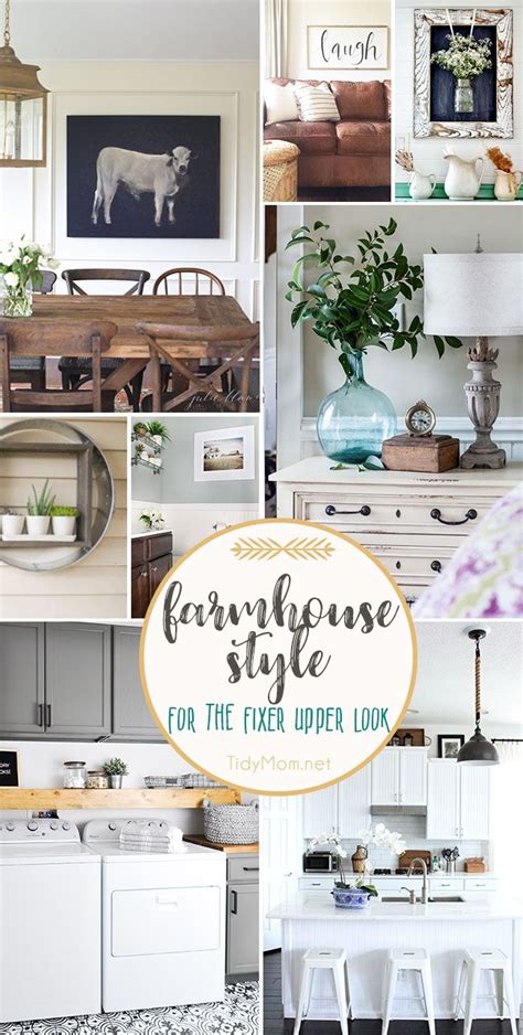 Fixer Upper Farmhouse Look Ideas for Your Home | Fixer upper style ...