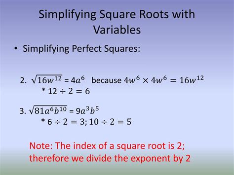 PPT - Simplifying Radicals PowerPoint Presentation, free download - ID ...