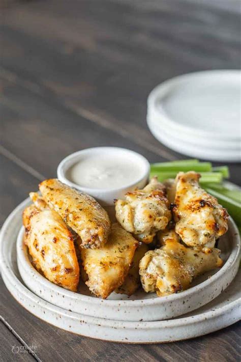 Ninja Air Fryer Chicken Wings Recipe | Create Kids Club