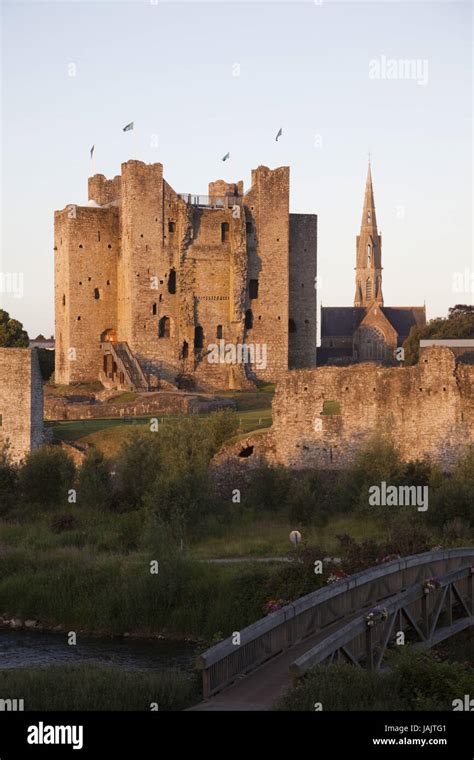 Ireland,county Meath,Trim Castle Stock Photo - Alamy