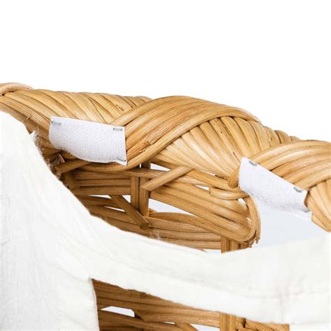 Small Round Wicker Laundry Hamper & Basket – The Basket Lady