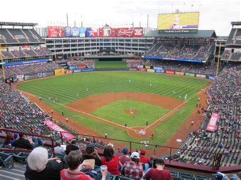 Texas Rangers Stadium Map