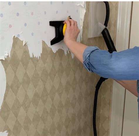 The best way to remove wallpaper for damage-free walls is with a steamer - Deeply Southern Home