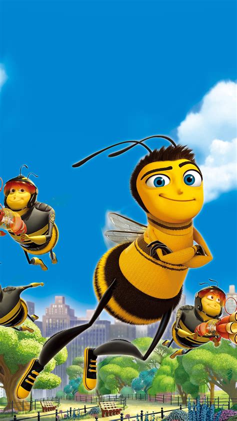 Bee Movie (2007) Phone Wallpaper | Moviemania | Papel de parede fofo ...