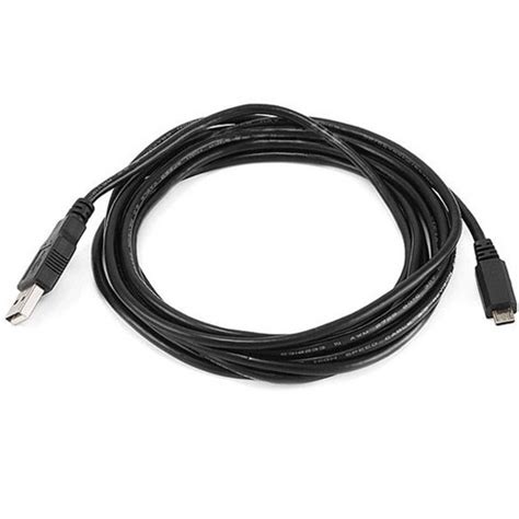 Monoprice Usb Cable - 10 Feet - Black | Micro Usb / Micro-b 2.0 A Male To 5pin Male 28/28awg ...