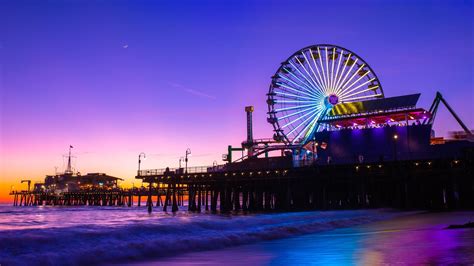 Santa Monica Sunset Wallpapers - Top Free Santa Monica Sunset ...