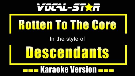 Rotten To The Core Karaoke | Descendants Karaoke Version - YouTube