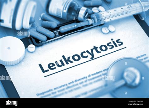 Leukocytosis Diagnosis. Medical Concept Stock Photo - Alamy