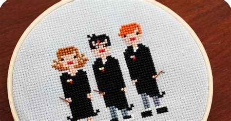 little lovelies: harry potter cross stitch