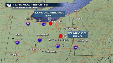 Tornadoes Strike Northeast Ohio Tuesday Night - WeatherNation