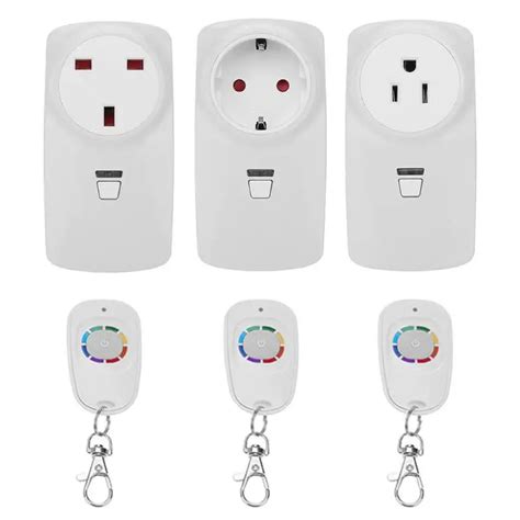 433MHz Smart Home Energy Saving Plug Wireless Power Outlets Light ...