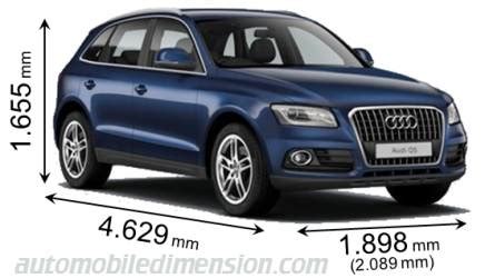 Audi Q5 Trunk Dimensions - AUDI Q5