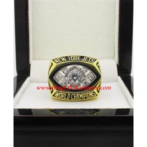 1968 New York Jets Super Bowl III World Championship Ring, Replica New York Jets Ring