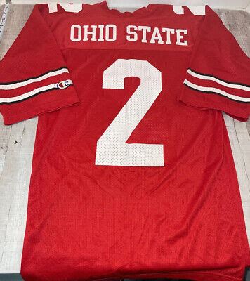 Ohio State #2 Vintage Champion Size Medium Mens Football Jersey | eBay