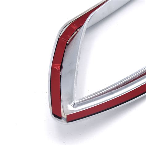 MONTFORD Car Accessories For Renault Captur ABS Chrome Exterior Rear Fog Lamp Light Cover Trims ...