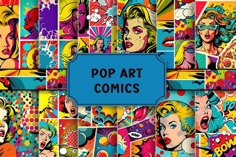 Pop Art Comics Backgrounds Graphic by Fun Digital · Creative Fabrica