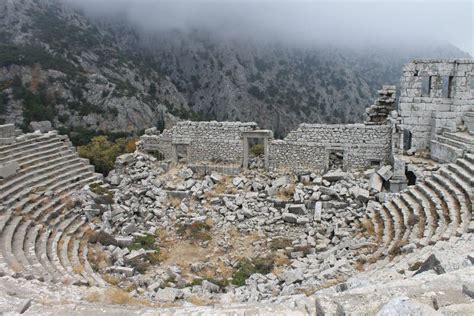 Termessos Ruins an Ancient City in the Historical Area of Pisidia Stock ...