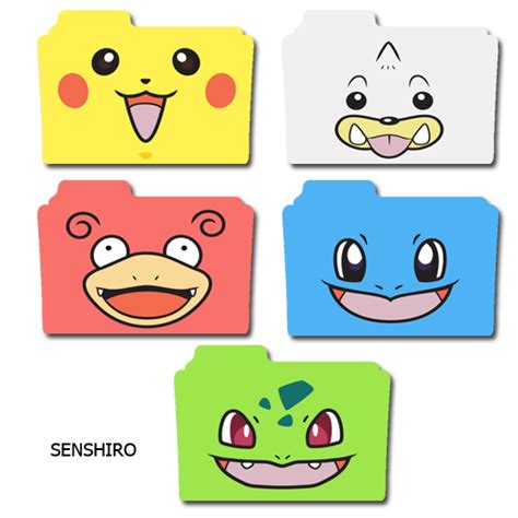 Pikachu Folder Icon #370562 - Free Icons Library