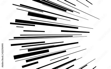 Speed lines Vector texture Comic speed lines background Black elements on white background Stock ...